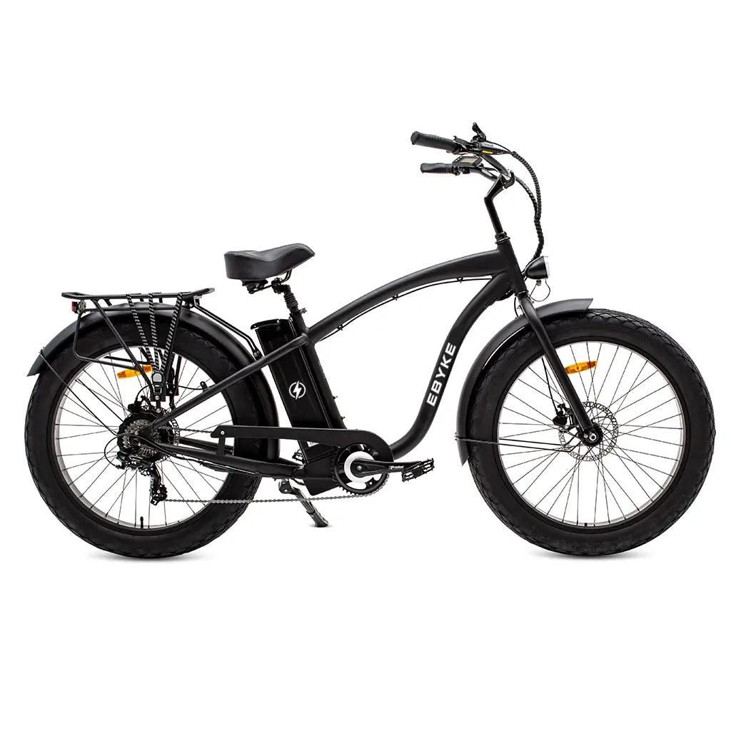 e-lux electric bicycle EBYKE® SURFRIDER Fat Tire Step-Over 750W 48V 20AH Electric Beach Cruis