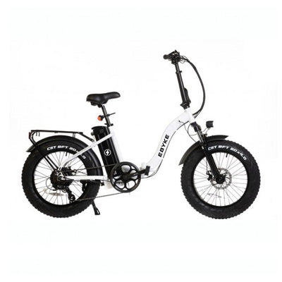 EBYKE® SCRAMBLER Folding Fat Tire Step-Thru 750W 48V 16AH  Electric Beach Cruiser 20"x4.0 Bike Micro E-Bike Bicycle - EBYKE Electric Bikes
