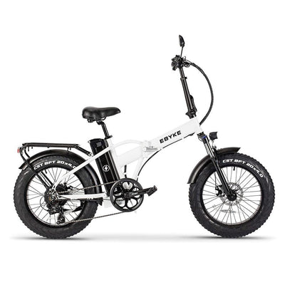 EBYKE® SCRAMBLER Folding Fat Tire Step-Over 750W 48V 16AH Electric Beach Cruiser 20"x4.0 Bike Micro E-Bike Bicycle - EBYKE Electric Bikes