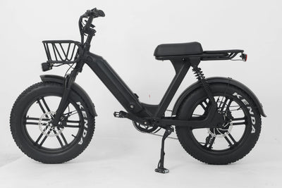 EBYKE® CHALLENGER Fat Tire Moped Style 750W 48V Electric Beach Cruiser 20"x4.0 Moto Bike E-Bike Bicycle - EBYKE Electric Bikes