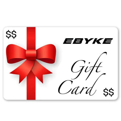 EBYKE® Electronic Gift Card - EBYKE Electric Bikes